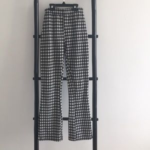 Urban Outfitters Checked Navy and White Pants